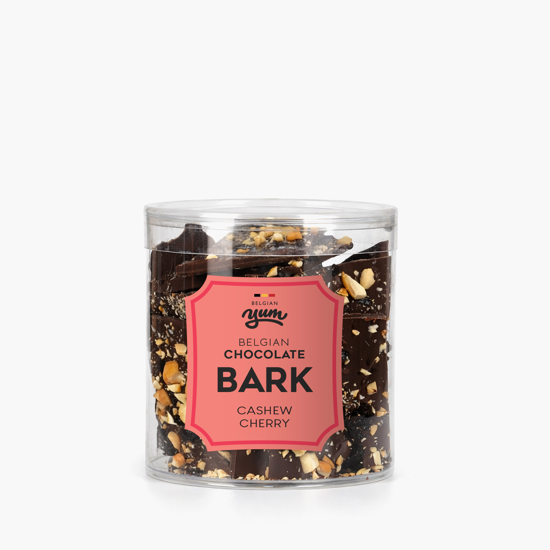 Belgian Chocolate Bark - Cashew Cherry