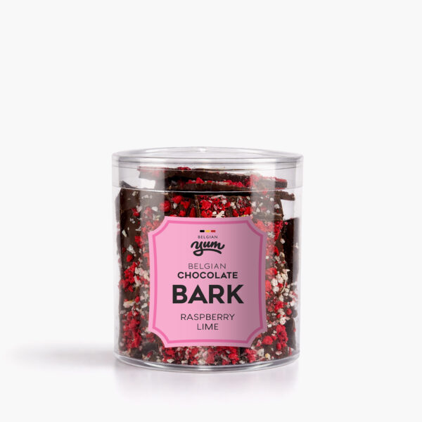 Belgian Chocolate Bark - Coconut Raspberry Lime