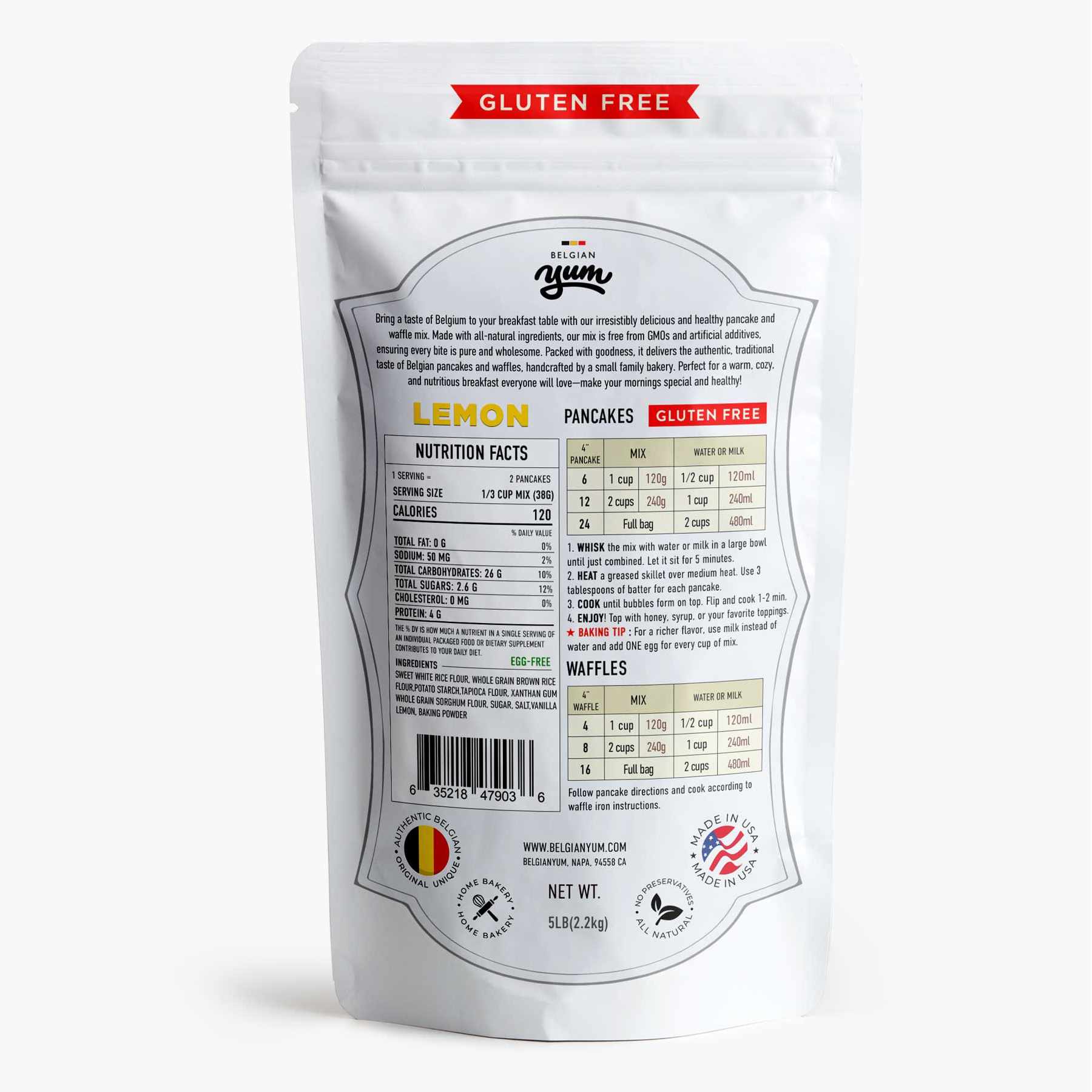 Breakfast Mix - Lemon - Gluten free 5lb - Image 4