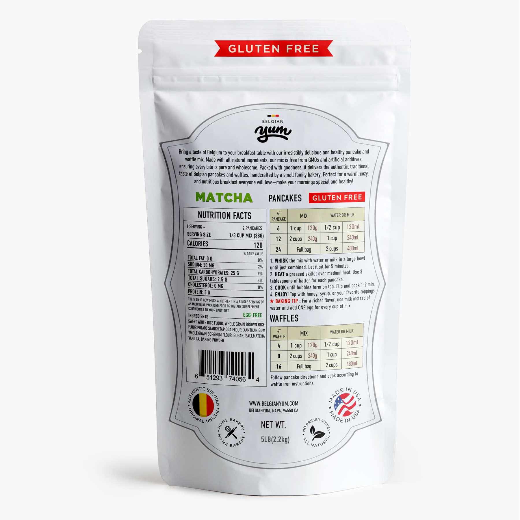 Breakfast Mix - Matcha - Gluten Free 5lb - Image 2