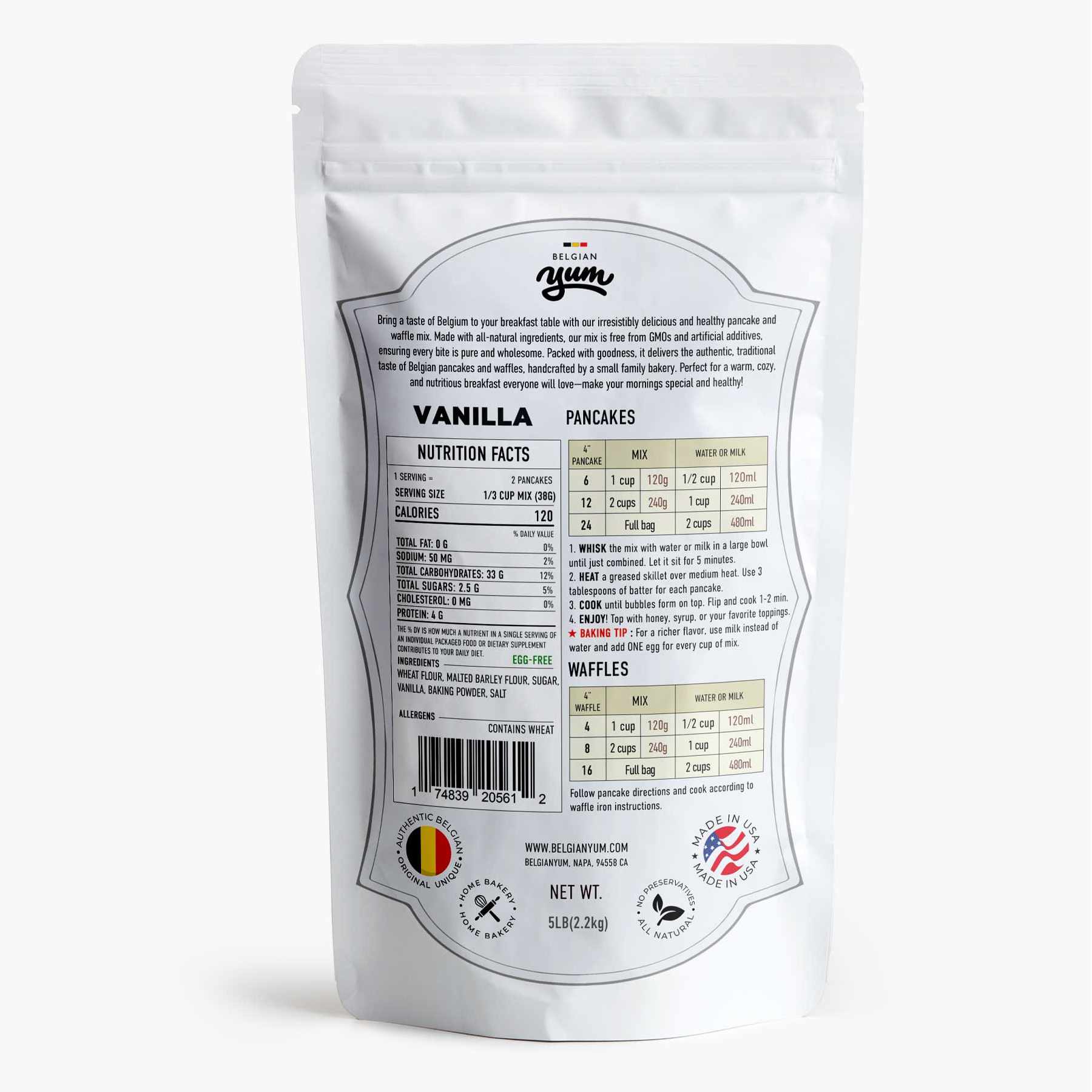 Breakfast Mix - Vanilla 5lb - Image 2